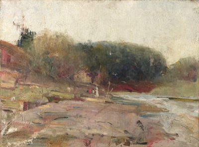 En el río Yarra, cerca de Heidelberg, Victoria de Charles Edward Conder